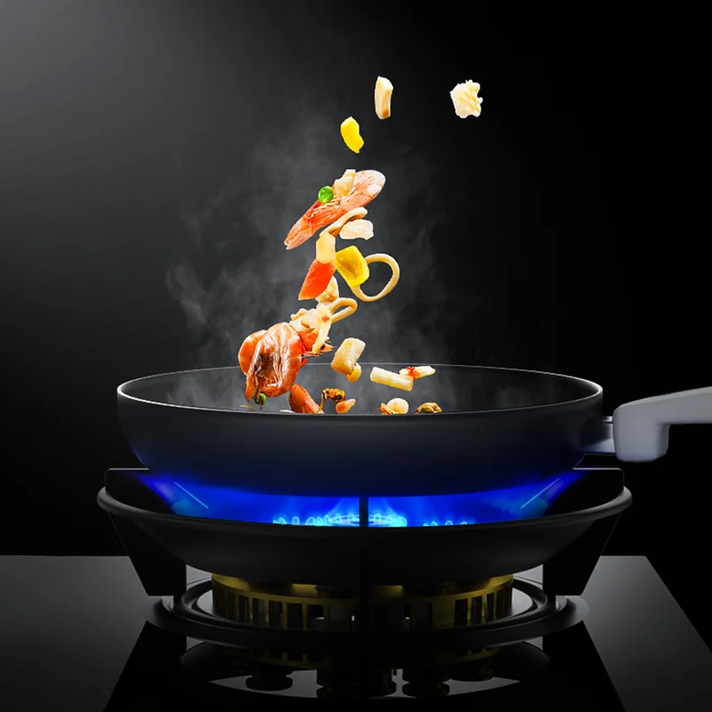 Газовая плита двойная домашняя настольная встраиваемая газовая с сжиженным газом энергосберегающий огонь