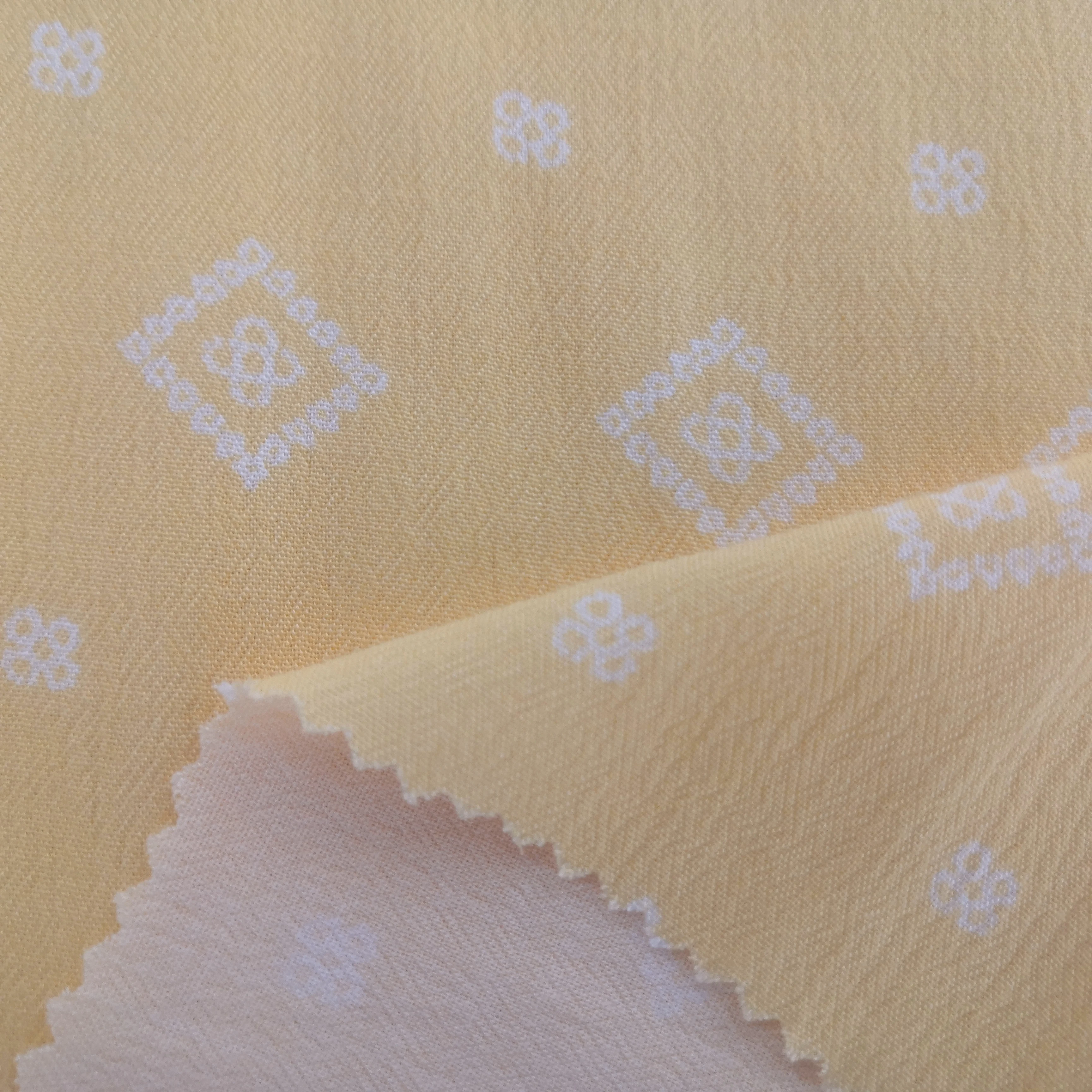 Fashionable garment dress soft 100% rayon crepe sand wash fabric