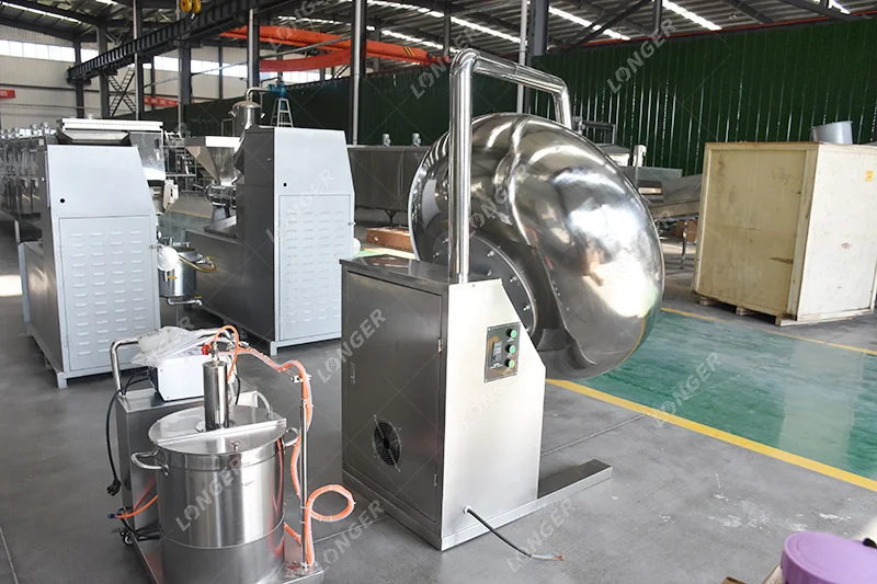 Peanut Coating Machine|Fried Flour-coated Peanut Making Mechanism|Automatic Sugar Fishskin Peanut Coated Machine