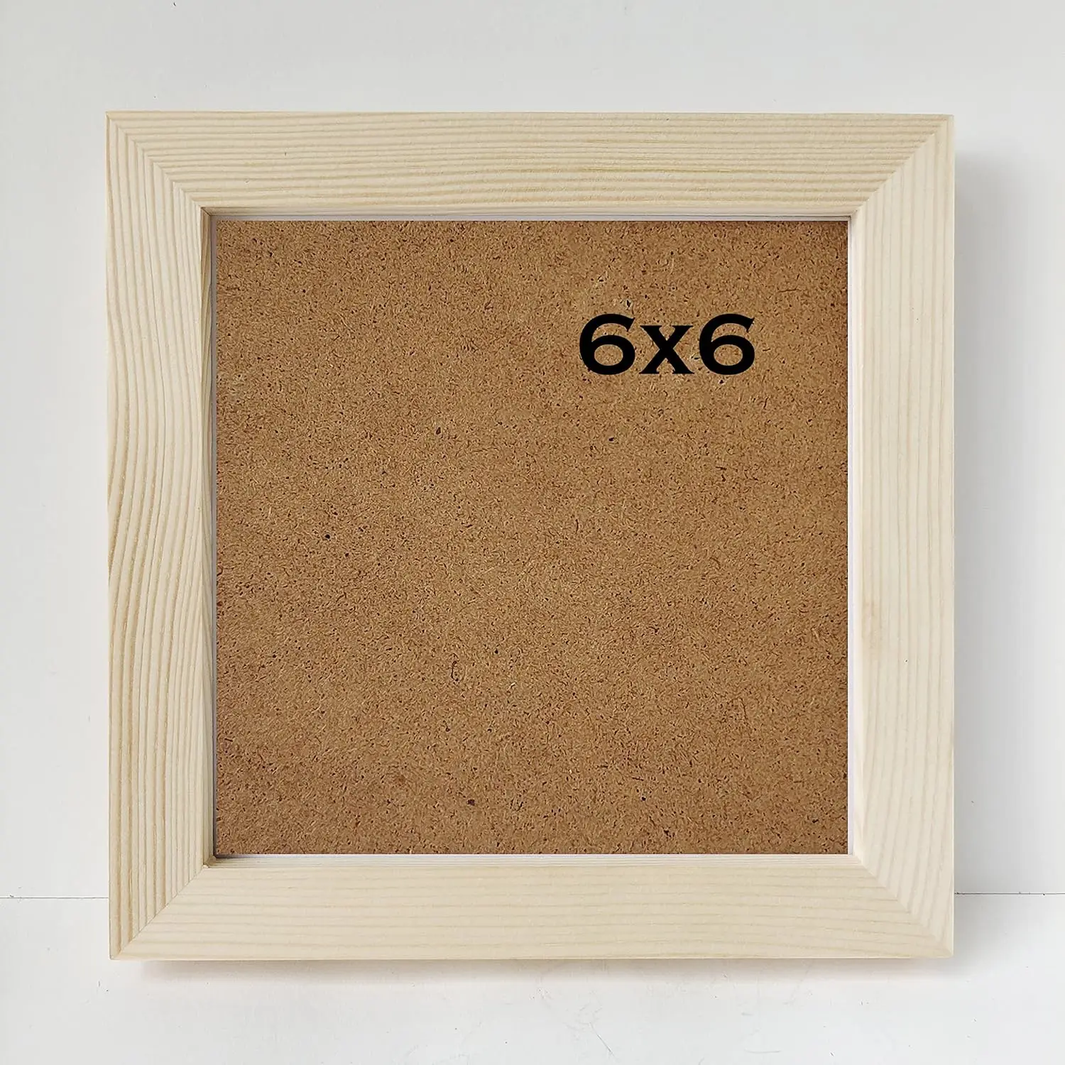 6x6 Photo Frame Solid Wood Frame Square 6x6 Picture Frame. Environmental Protection, no Paint. Wall or Tabletop Display.