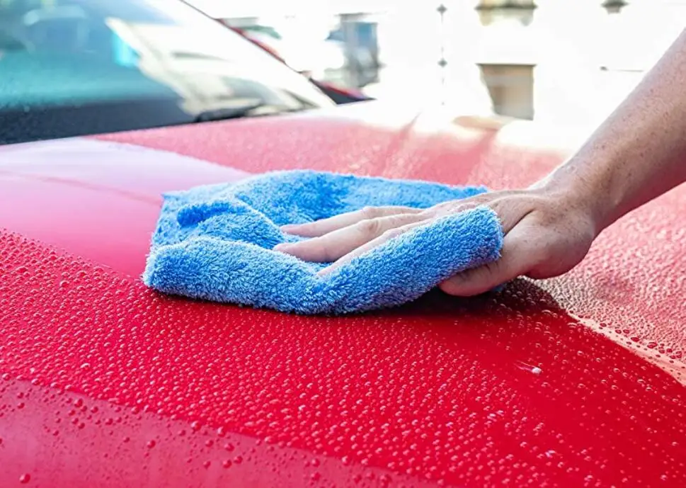 w edgeless microfiber car cleaning towel  550gsm  Professional Korean 70/30 super Plush Waxing  Microfiber Detailing towels