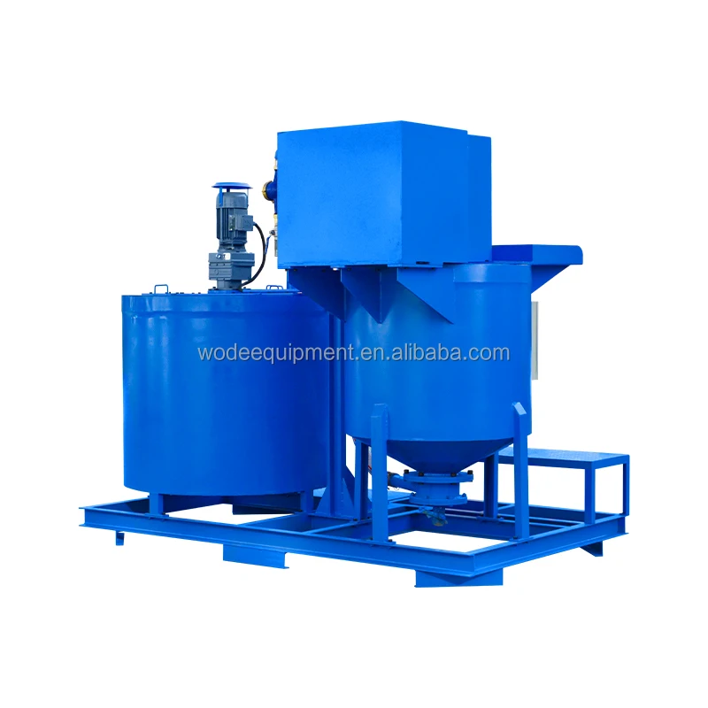 500L Capacity high efficiency electric bentonite grouting mixing and agitator machine for deep well casing
