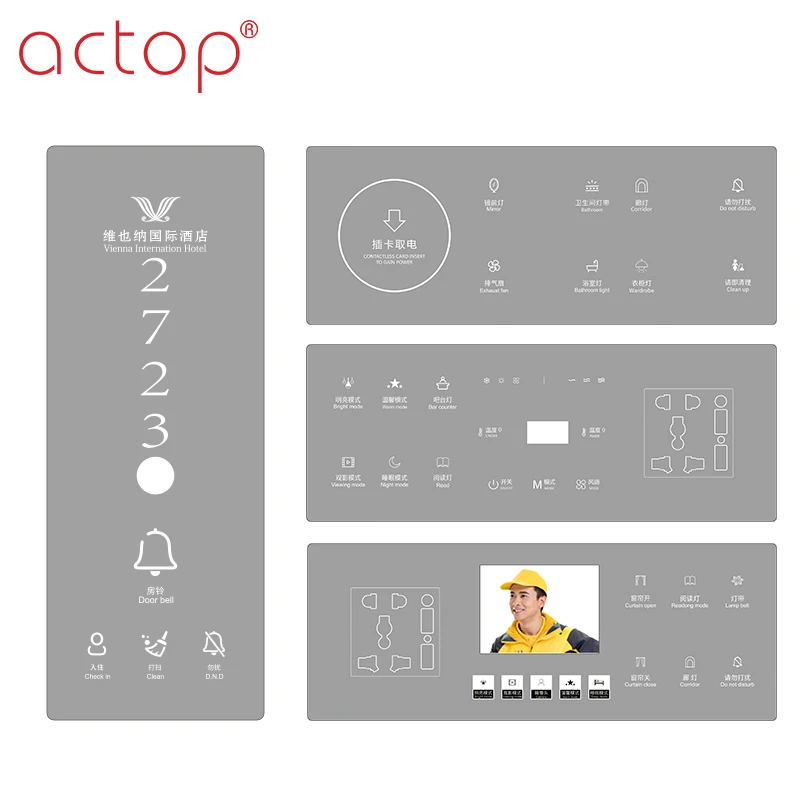 Boonlive Shenzhen GRMS Hot Sales Hotel Guest Room DND Switch Do Not Disturb and Make Up Room Switches