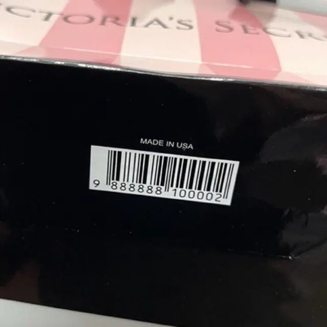 Victoria Secret бумажный пакет подарочный bece haviah USA со штрих-кодом QR code