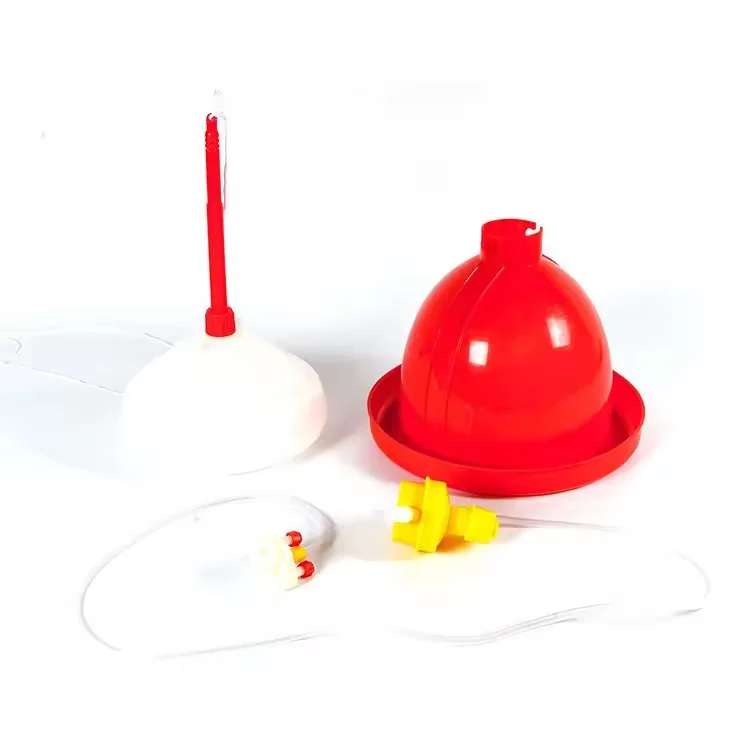 GREAT FARM Plasson Automatic Drinker Automatic Drinking Fountain for Broiler Duck and Geese Poultry Bell Type Automatic Drinker