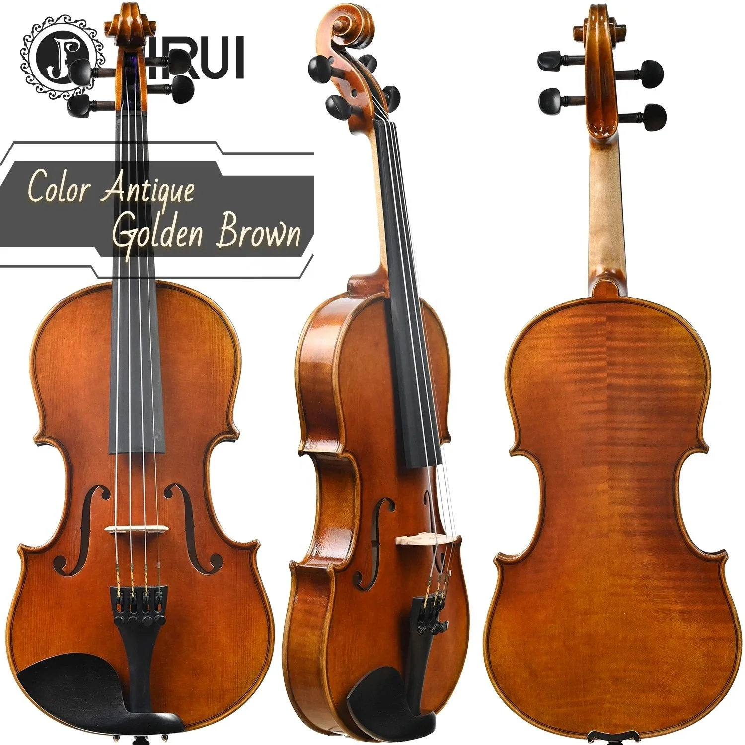 Handmade Professional 4/4 Violin Top Selling Advanced Flamed Maple with Spruce Face Nice Violin for Performance Intermediate B