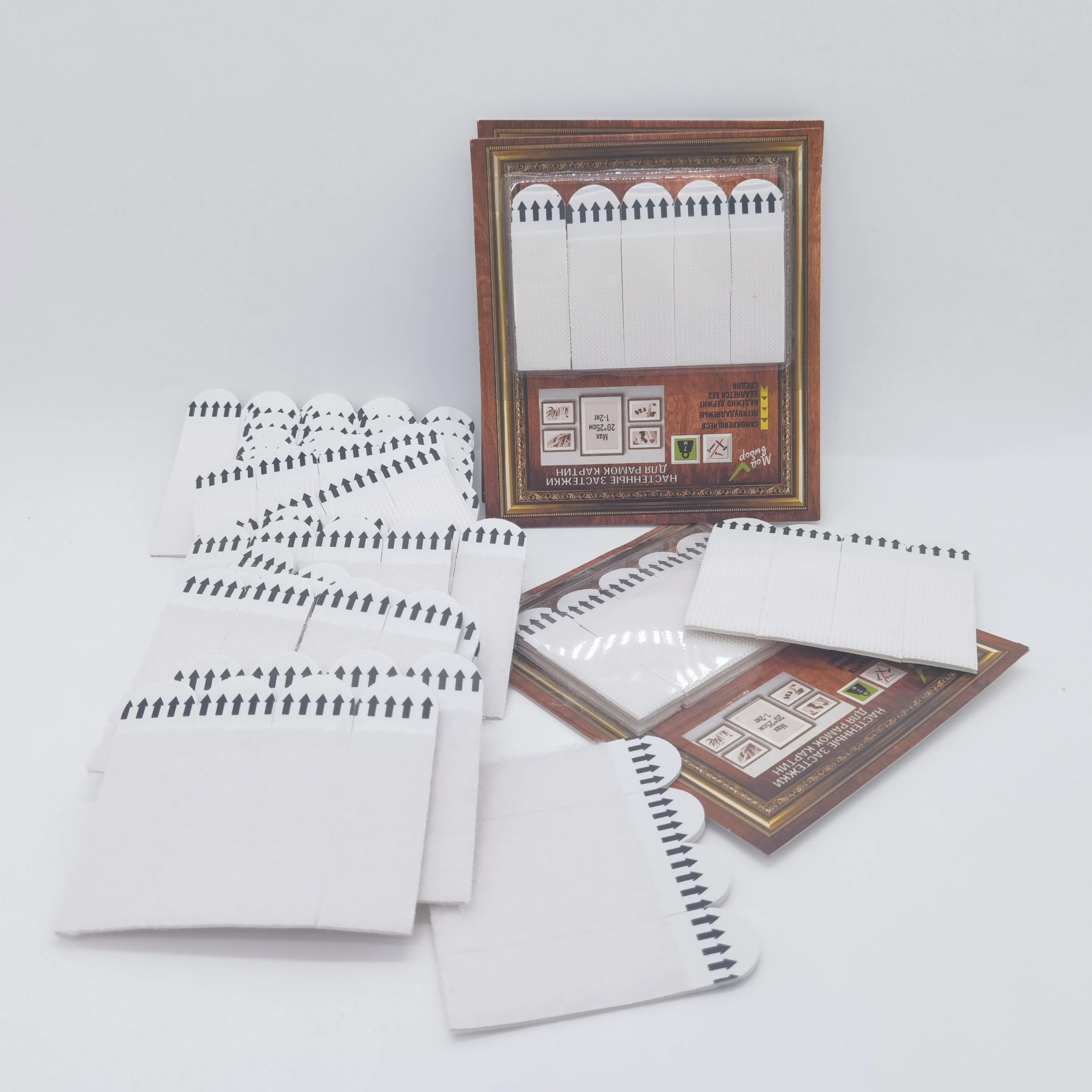 Nail free photo frame fixing Vel cro hanging painting scratch free adhesive non damaging wall double-sided adhesive