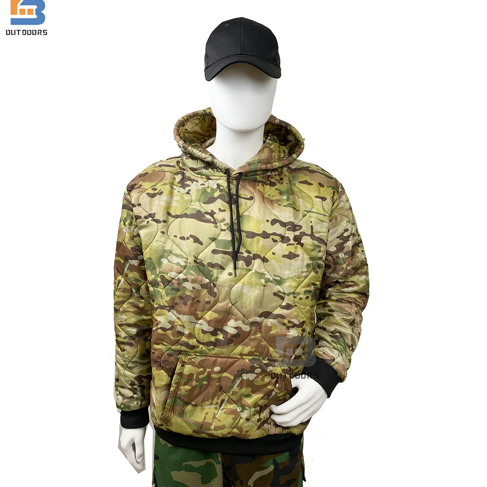 US Multicam Lightweight Warm Keep OCP Woobie hoodie Pullover