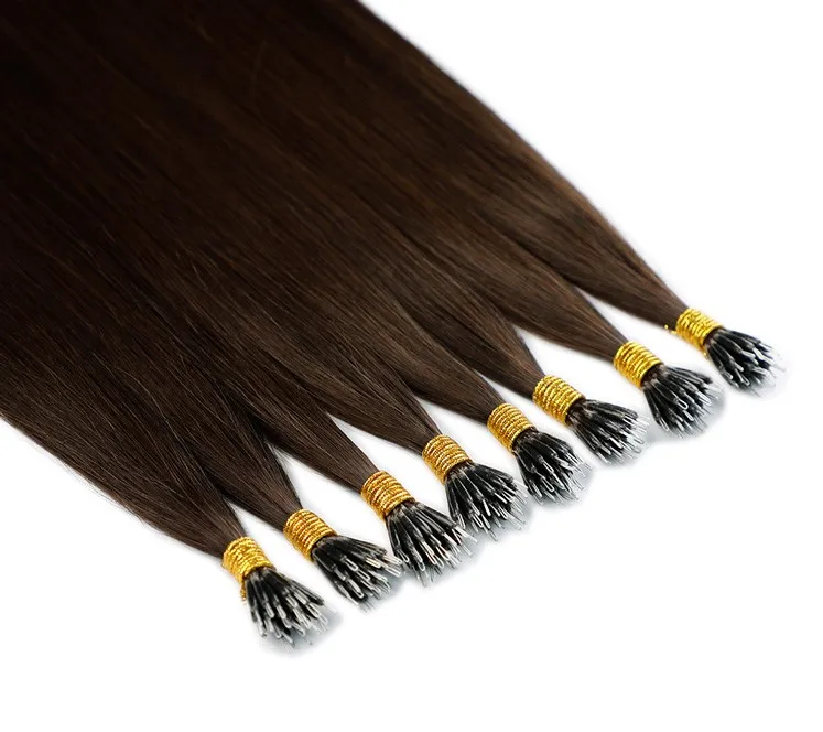 Keratin Hair Products Wholesale Human Hair Extensions Weft Hair Extension Nano