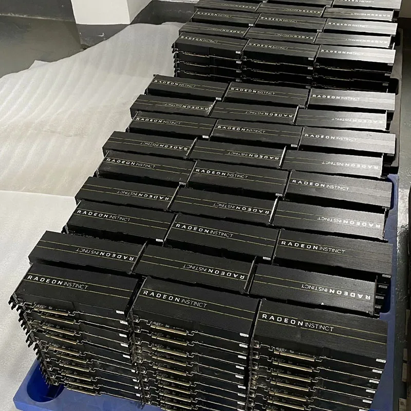 Wholesale Used AMD Redeon  VII Instinct MI50 16gb MI100 32GB 8+8pin 8*2pin GPU video graphics card 99% new