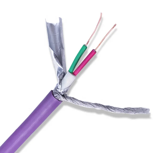 Signal Transmission Cable 22Awg Cable 2 Core Profibus Bus Communication Cable