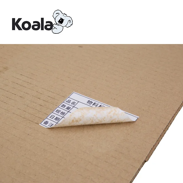 koala Factory 100um Inkjet glossy PP vinyl self- Adhesive sticker label