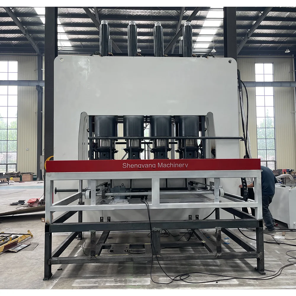 Short Cycle Melamine Laminating Hot Press Machine / MDF Laminating Machine