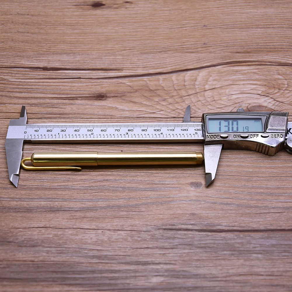 
Good quality promotion Custom Logo Handmade Retro Gold brass material copper metal ballpoint pen 