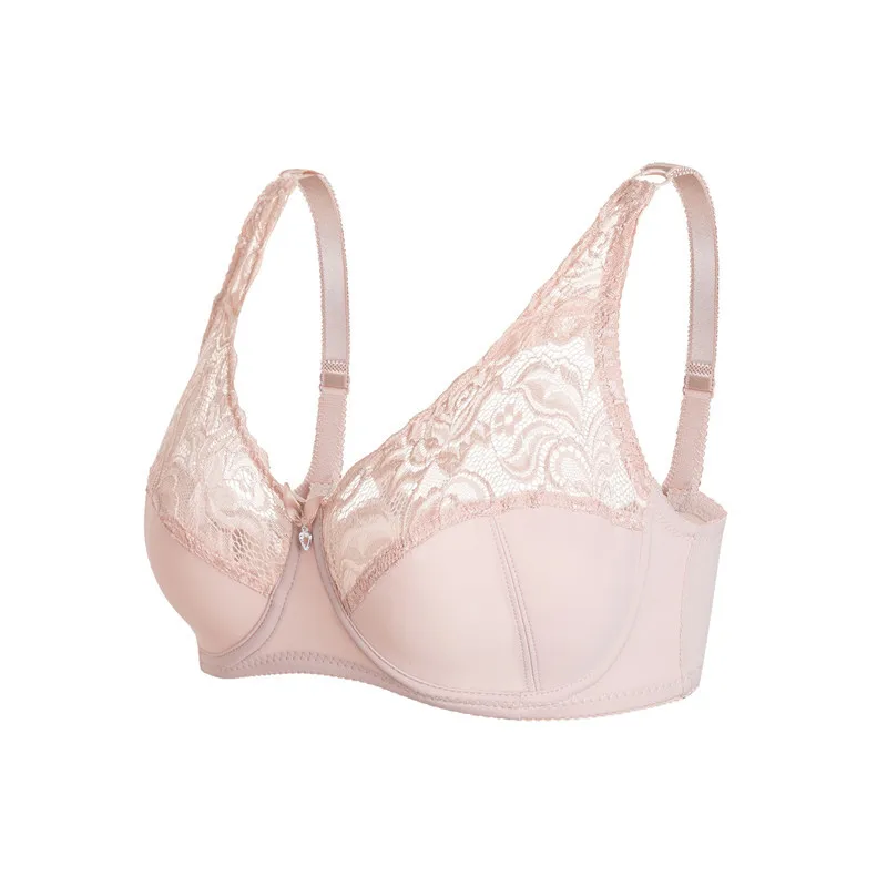 High Quality Large Size Ultra-Thin Bra Underwire Shelf Bra Lace For Women