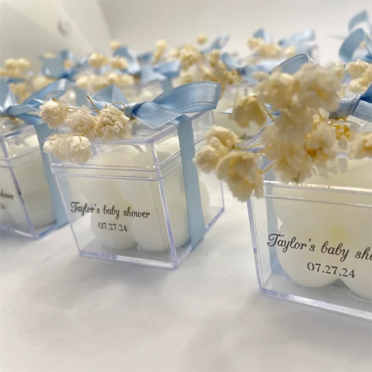165 Pc Mini Candle Favor Wedding Guest Gifts Wedding Favors For Guests Custom Bubble Cube Candle Wedding Gifts