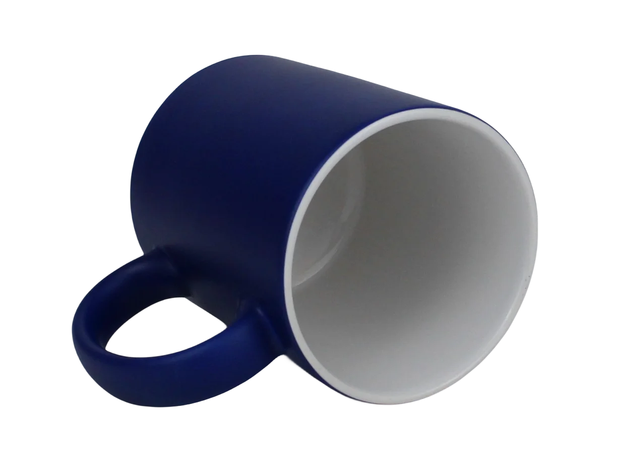 Hot wholesale sale new product ideas 2023 white sublimation magic ceramic mug for personalist gift sublimation mug