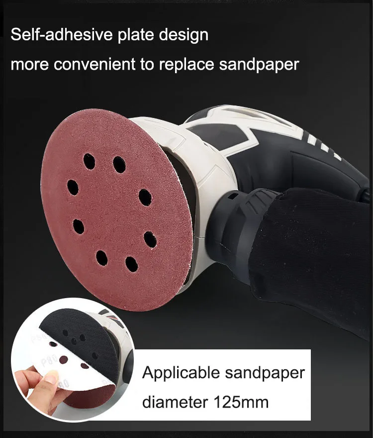 Wholesale Electric Brushless Orbital Sander machine Speed Control With Vacuum Function eccentric grinding electric sander