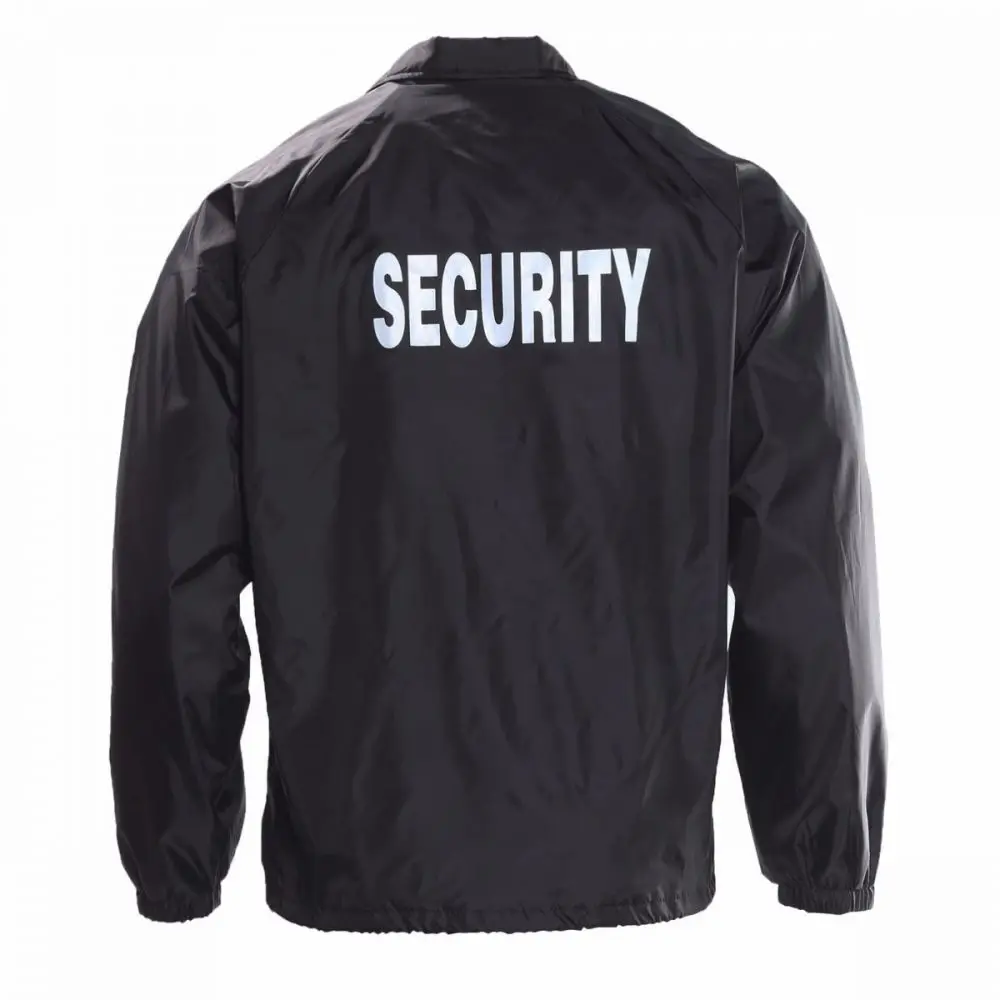Wholesale Security Bomber Jacket Men Security Guard Jacket Nylon Windbreaker Jacket