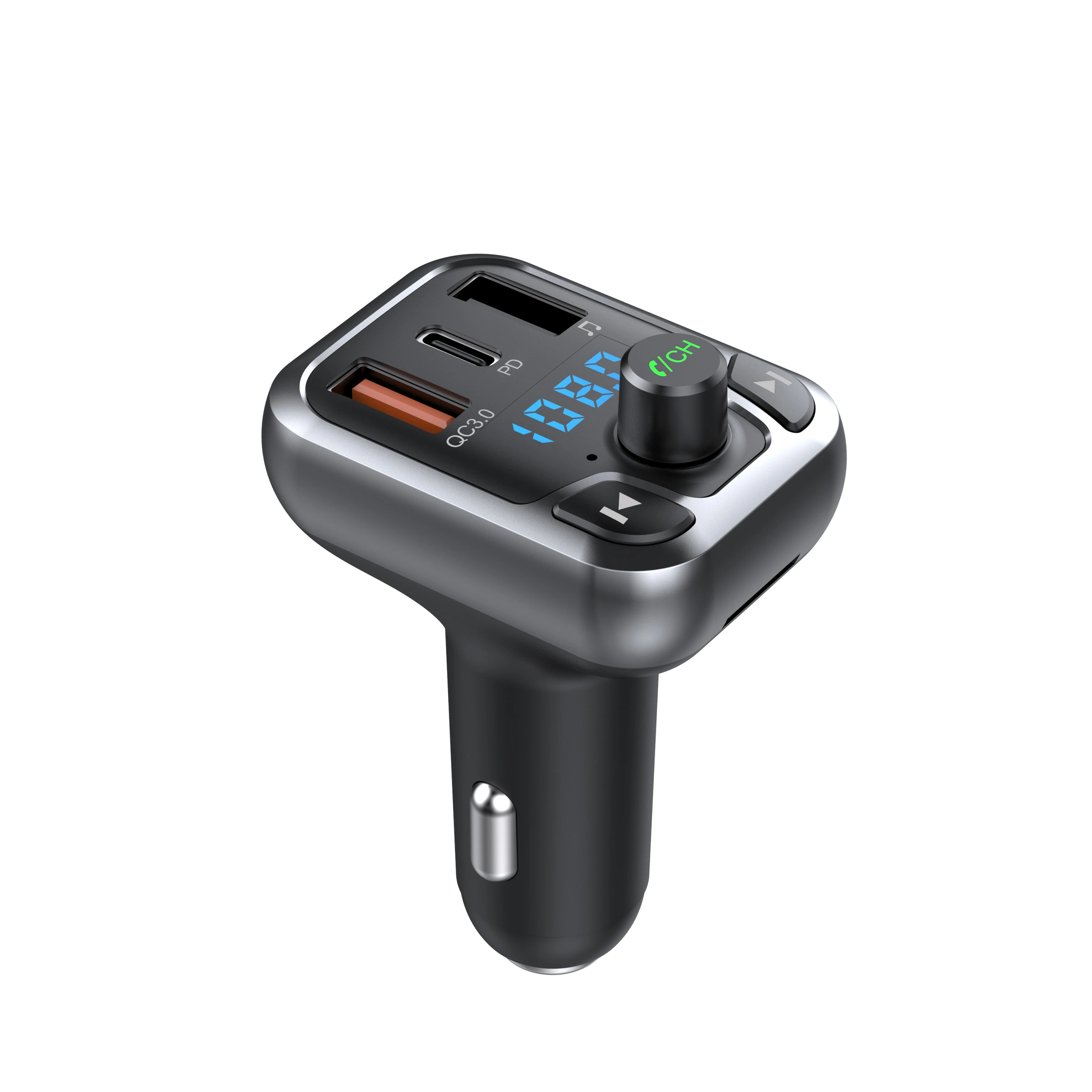 Фабрика T68 AUX Bluetooth беспроводной модулятор адаптер USB + PD быстрое зарядное устройство BT автомобильный комплект FM-радио Mp3 музыкальный плеер Автомобильный FM-передатчик
