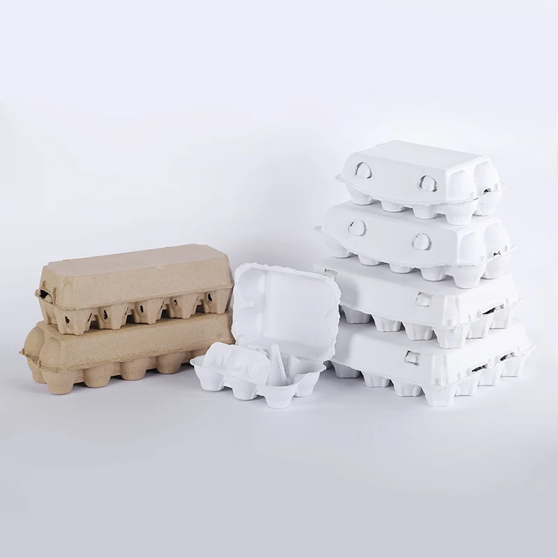 15 holes biodegradable disposable packaging paper pulp carton chicken egg trays