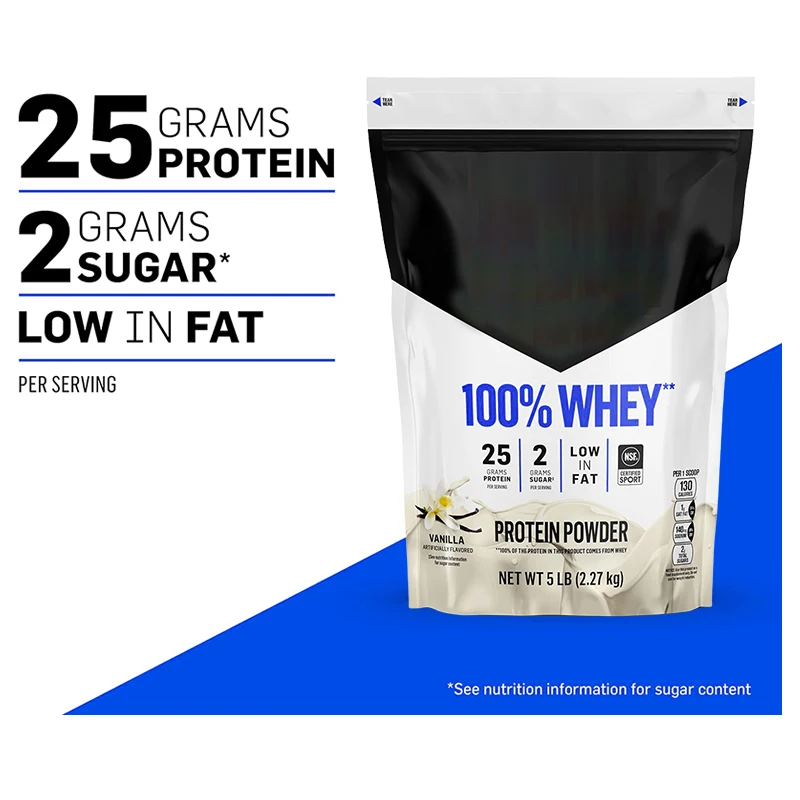 OEM/ODM Private Label sport supplement recovery Vanilla coco flavor Energy 100% protine powder whey protein