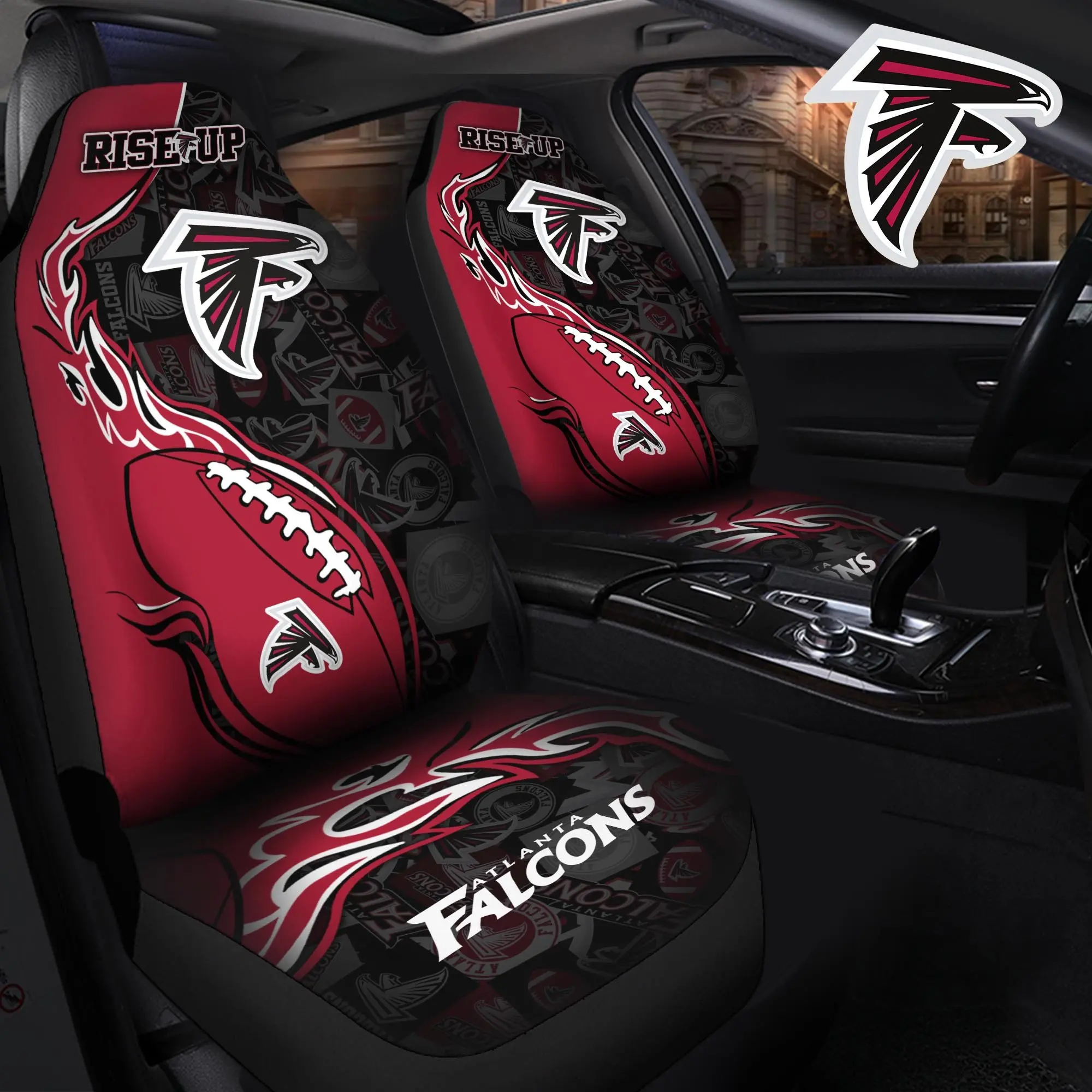 Nfle Соколиные автомобильные аксессуары из искусственной кожи универсальный автомобильный чехлы на сиденья полный набор подушки продукт для наилучшей