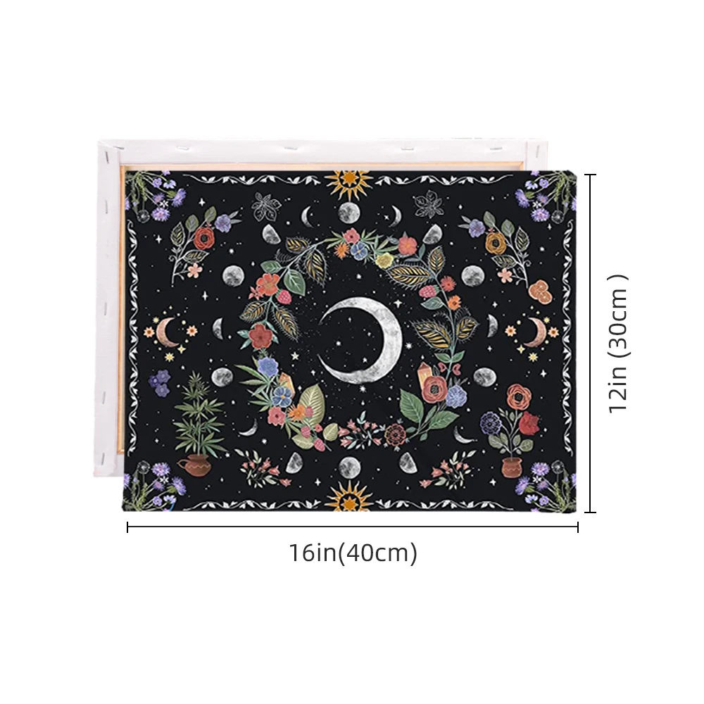 DIY Framed Clear and romantic moon scenery Painting By Number Kits On Canvas  Acrylic Paint Custom Paint By Number For Adults