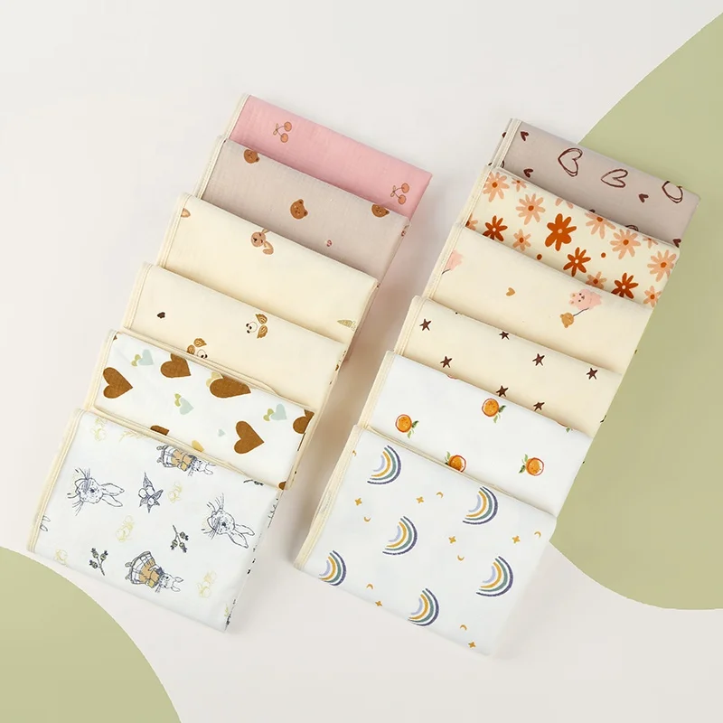 Baby waterproof muslin urine pad washable changing diaper mat for newborns