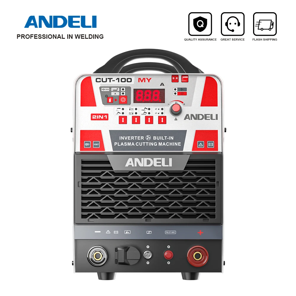 ANDELI 2022new arrival good quality competitive price Industrial Arc Plasma Cutting Machine OEM/ODM Built-In Air Compressor 380V