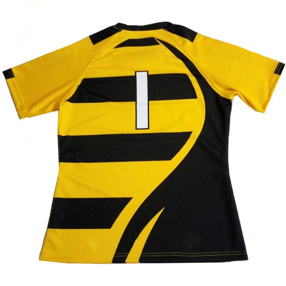 Professional Customize Rugby Jersey Men Sport Tops T Shirt Rugby Jersey Sublimation Printing Design