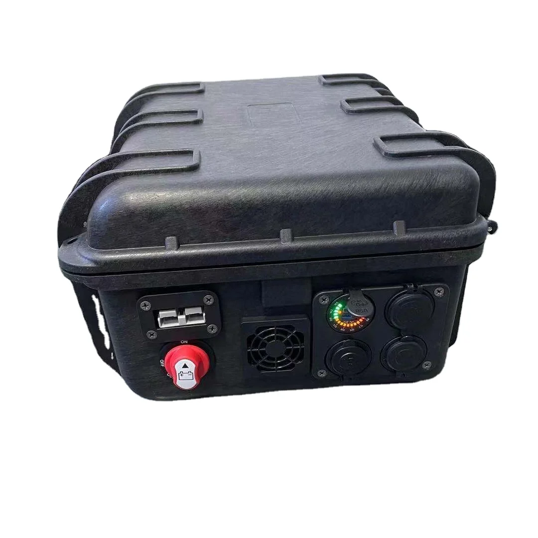 DC output 60ah lithium lifepo4 li ion battery 12v 50ah 200ah portable solar power generator