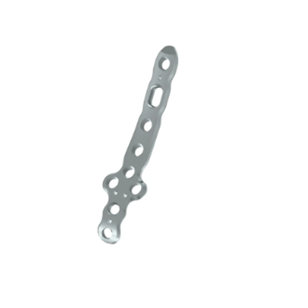 Chinese Factory Medical Titanium 12mm Holes Spacing Distal Tibia Medial Locking Plate