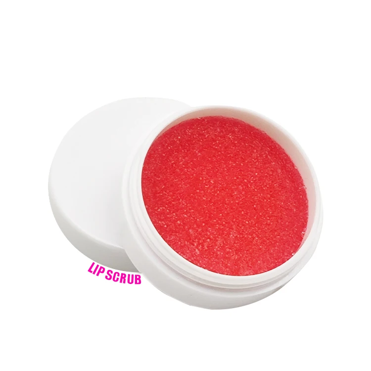 Wholesale Reizen Organic Fruit Lip Care Scrub 6 Flavors Vegan Vanilla Strawberry 2-in-1 Lip Scrub Lip Balm Cream Form Custom