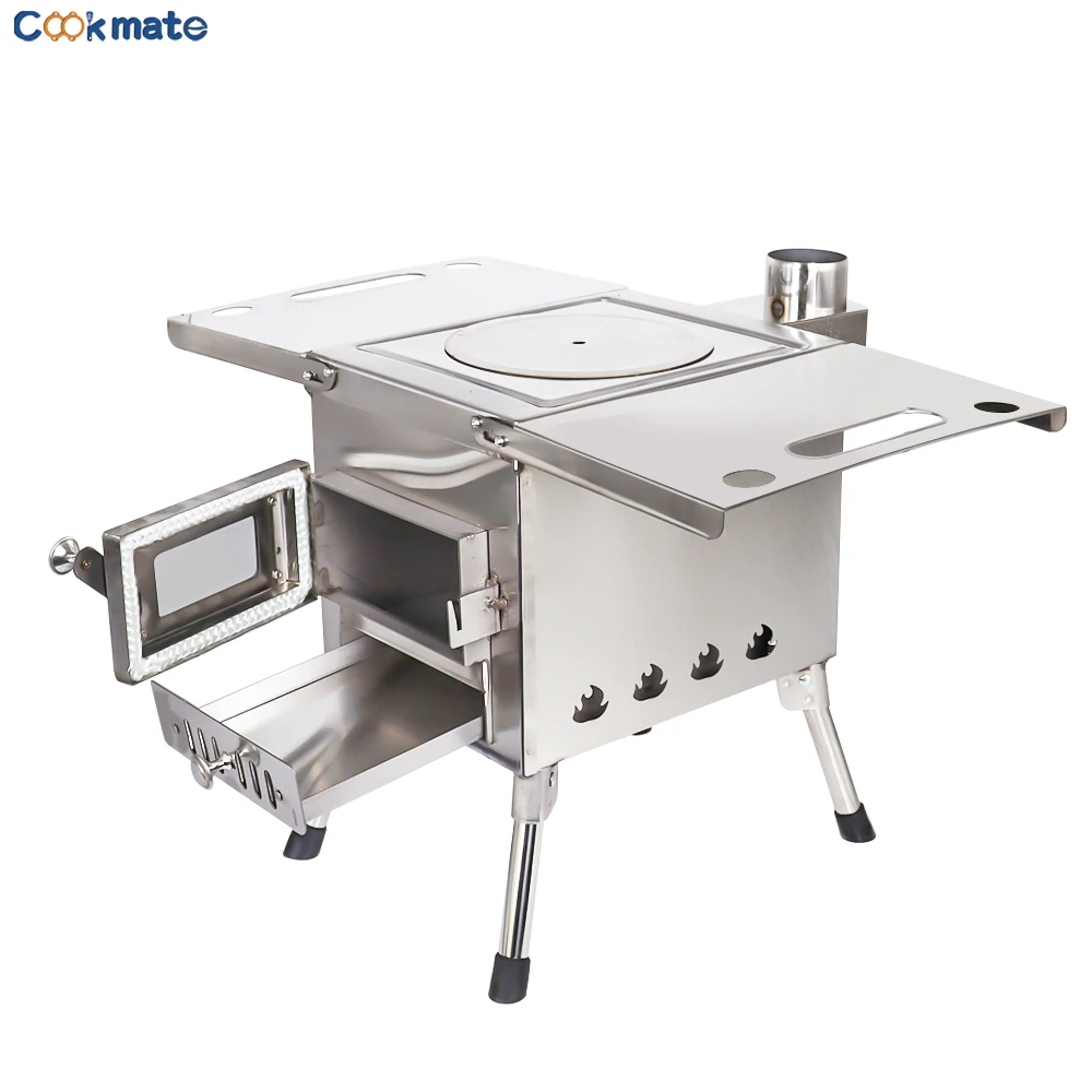 Newly Stainless Steel Toaster Charcoal Kit Outdoor Korean Bbq Grill Wood Fire Pizza Oven