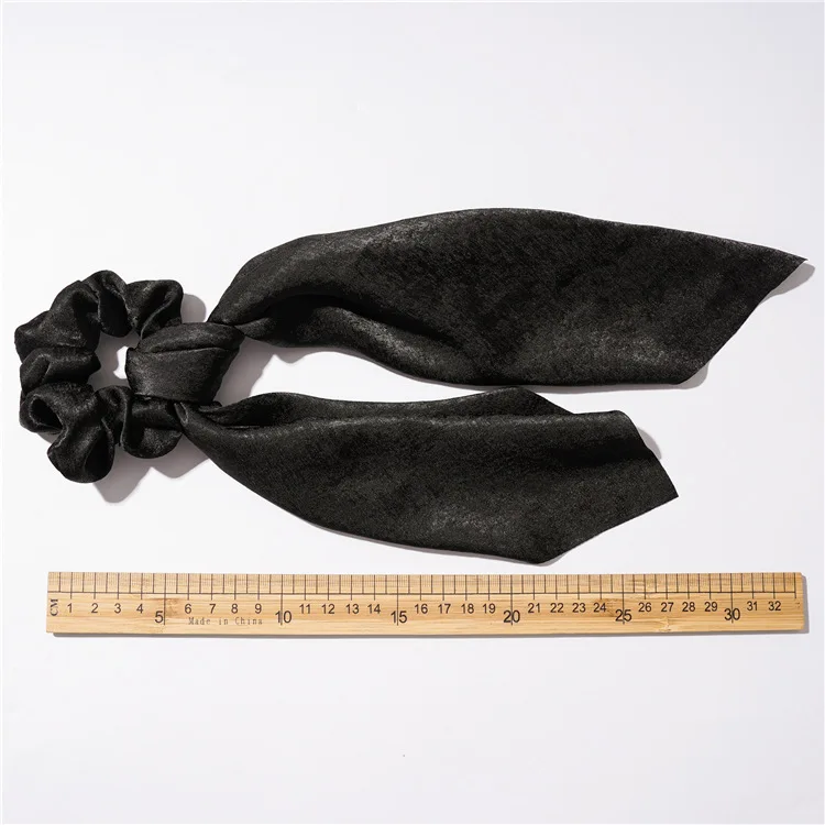 Women Solid Satin Large Ribbon Hair Rope French Ladies Headband Boutique Hair Accessories Wholesale