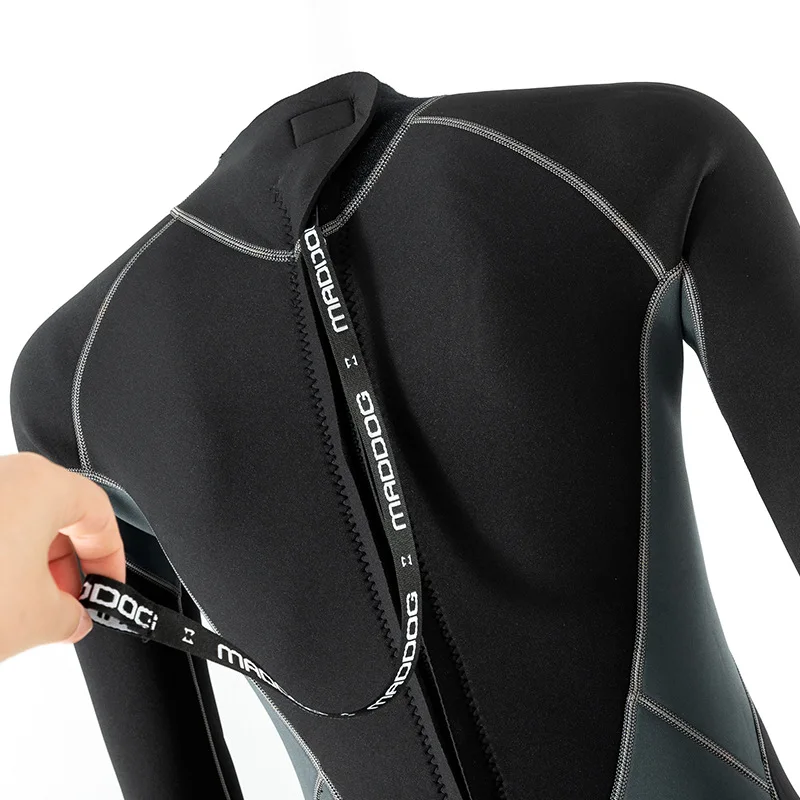 3mm One-Piece Protective Immersion Suit Waterproof Safety Feature for Surfing Snorkeling Other Water Sports
