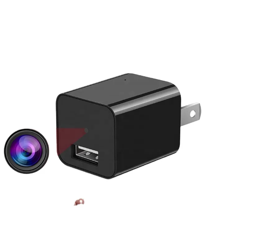 HD1080P безопасности Мини Скрытая камера стены Sp y Cam Вилка питания Настенный адаптер няня камера зарядное устройство