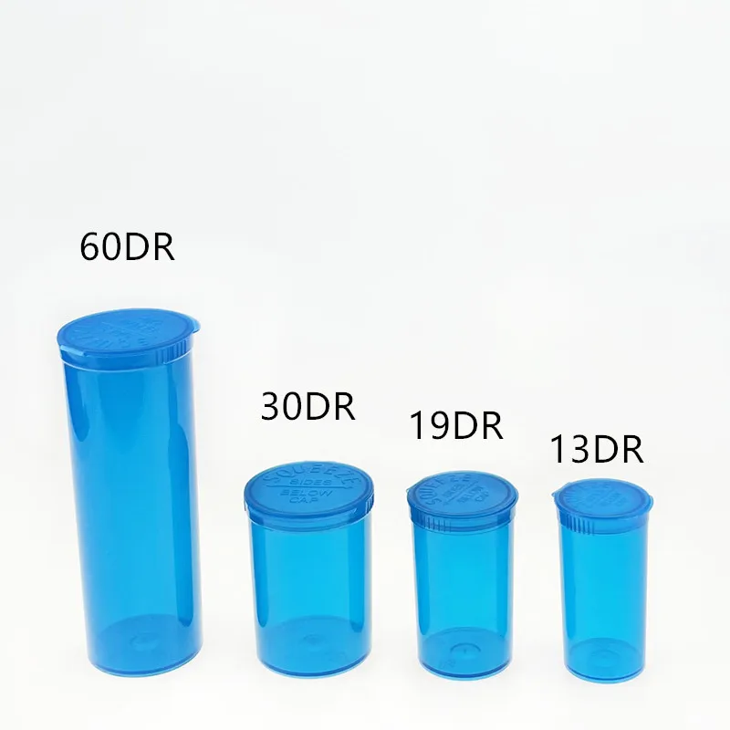 30 Dram Empty Squeeze Pop top Bottle-vials Box Container Color random