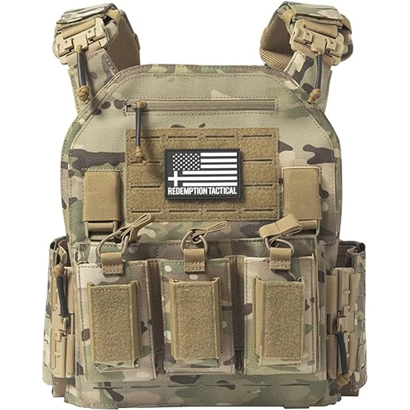 Vancharli Manufacture Wholesale Quick Release Buckles Lightweight Tactical Vest Bag with Side Cummerbund Pouches