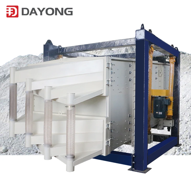 Gyro screen for quartz sand screening/ square swing vibrating silica sand sieve shaker machine