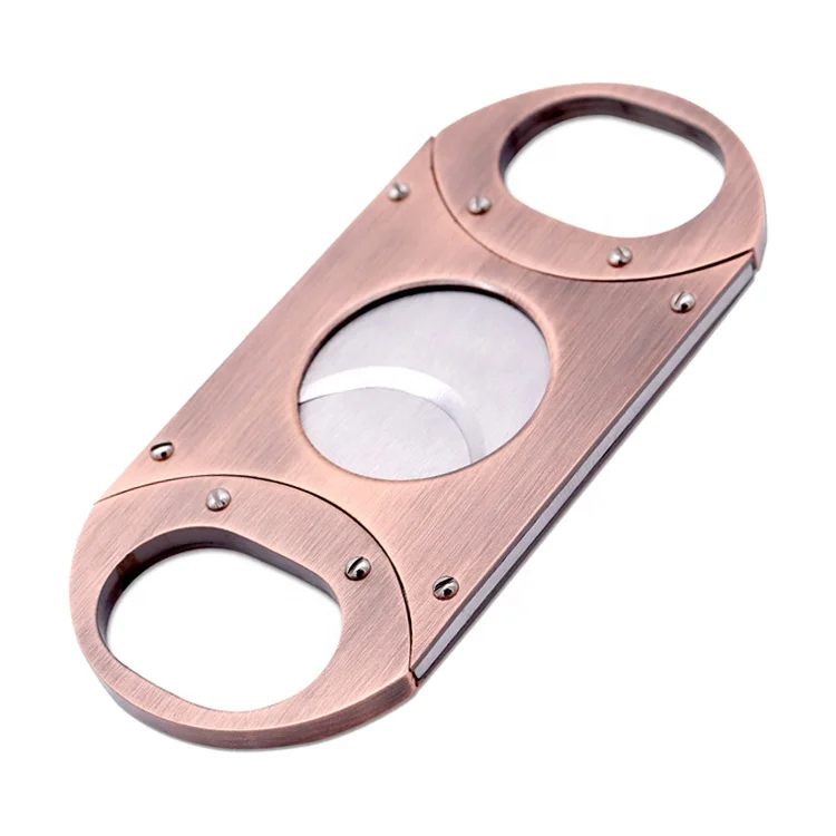Metal Cheap Personalized Single Blade Sharp Cigar Accessories Cigar Cutting Scissor