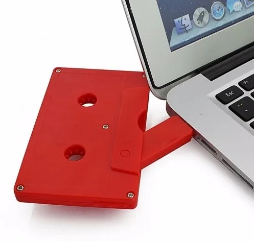 Custom Cassette Tape USB Flash Drive 1gb Bulk Cheap Thumb Drive Memory Stick For Computer/Laptop with Custom Logo
