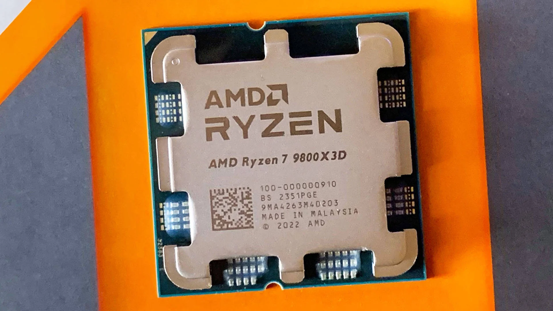 Лидер продаж AMD R7 9800X3D 9000 серии гранитный хребет 8 ядер 4 7 ГГц центральный процессор AM5 ZEN 5 L3 Cache 96mb ry-zen