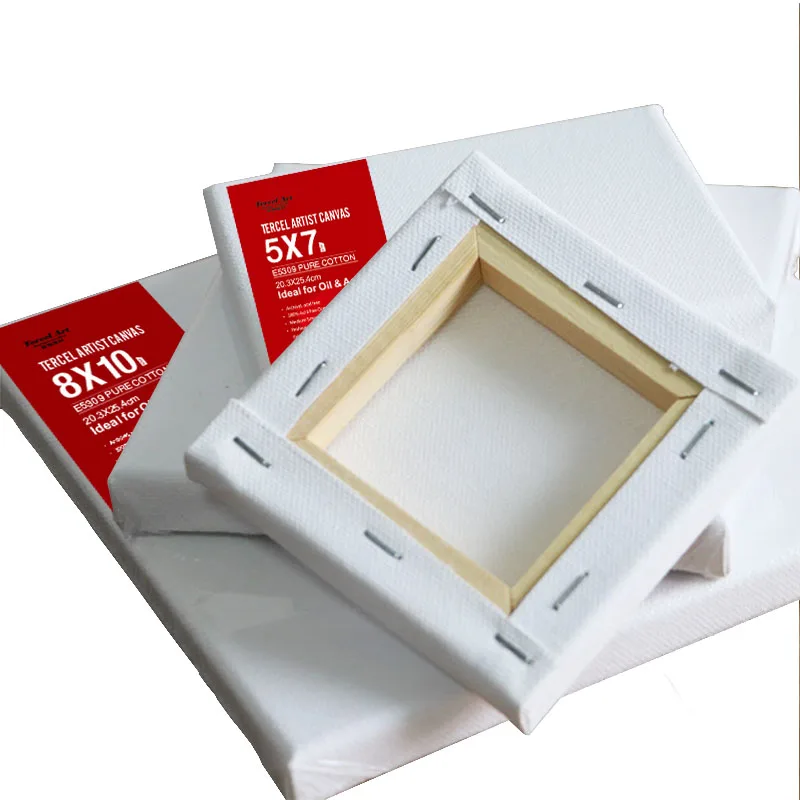 Wholesale Manufacturer Direct Sale Blank White Stretched Canvas For Painting Drawing