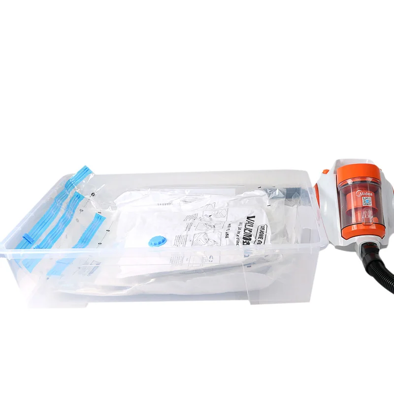 Zippers nylon storage bags for clothing and bedding