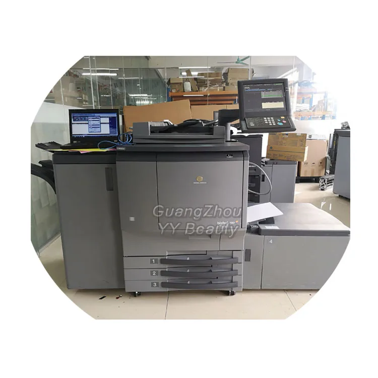  Бывшая в употреблении цифровая фотокопировальная машина Konica Minolta Bizhub Press C6500 C5500 использованные