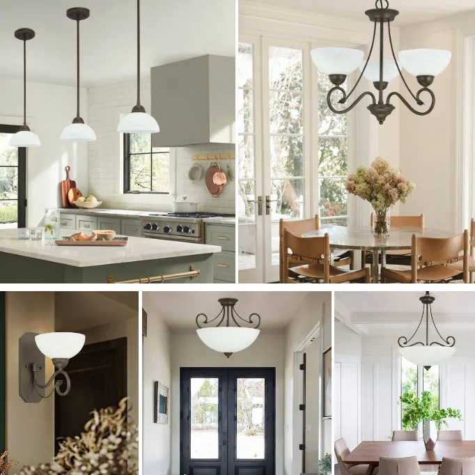 XiNBEi Lighting Classic Iron Chandelier Led Modern Chandelier Luxury Nordic Black Chandelier Led For Home