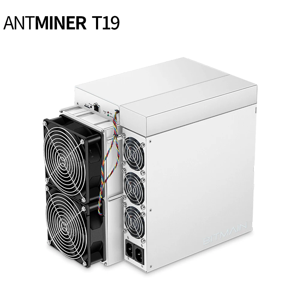 2021 Spot And Future Goods Antminer T19-84T High Hashrate Bitcoin Miner 3250W Power Supply All-in-one ASIC Miner
