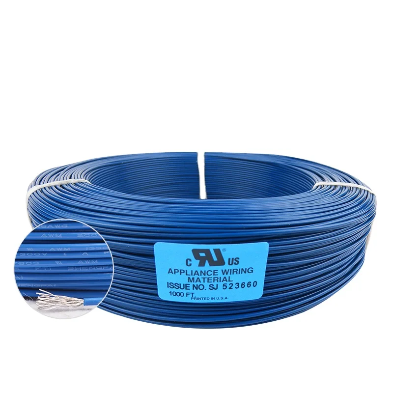 1000FT/R FEP wire 1332 16AWG 18AWG 20AWG lead out connecting wires for electronic equipment/temperature sensors electrical wire